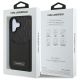 8. Karl Lagerfeld Cardslots Monogram iPhone 16 Case - Black