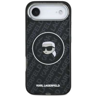 3. Karl Lagerfeld IML Karl Head Logo MagSafe Case for iPhone 17 Air - Black