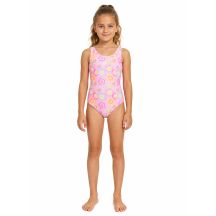 Girls' one-piece swimsuit 4F 4FJRSS26USWSF130-95A