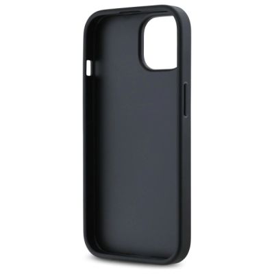 7. DKNY Quilted Stack Logo iPhone 15 Case - Black