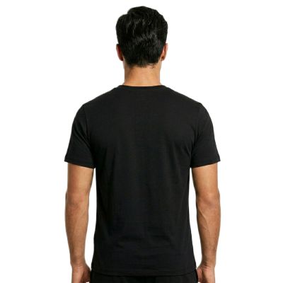 5. Air Jordan Jumpman Embroidered Air Crew Men's T-shirt Black - DM3182-010