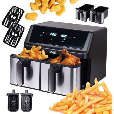 4. ELDOM Oil-Free Fryer, Double Horizontal 9