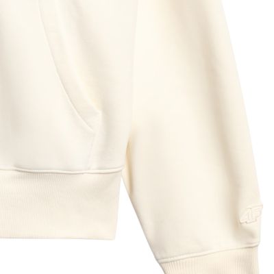 11. Women's sweatshirt 4F F1887 cream 4FWAW25TSWSF1887 12S