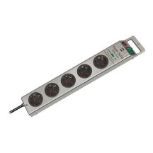 Brennenstuhl Super-Solid Surge Protection 4.500 A Silver 5 x mains socket 2.5 m