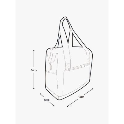 6. EVOC Tote Travel Bag 30 carbon gray - black