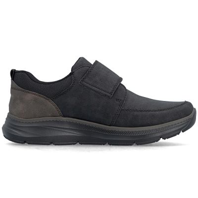8. Rieker B1854-00 men's comfortable black Velcro shoes