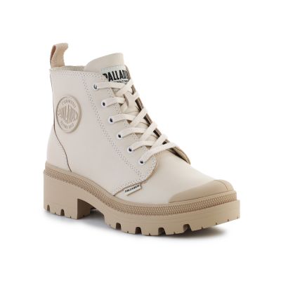 Palladium Pallabase Leather Boots 96905-197-M Whitecap Grey 197