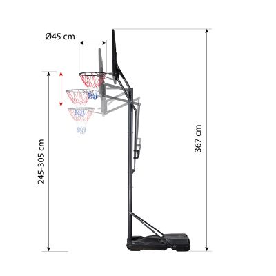 3. NILS ZDK020 basketball hoop