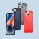 12. Carbon Case iPhone 14 case flexible gel back cover blue