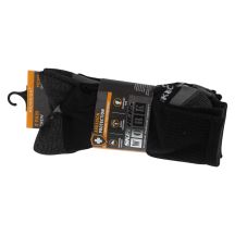 Skechers 3pk Mens 1/2 Terry Work Socks S106859-BLK Black 41-46