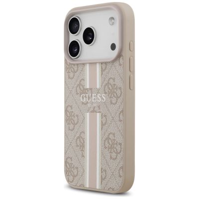 2. Guess 4G Printed Stripes MagSafe Case for iPhone 17 Pro - Pink