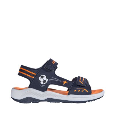 Lotto Estaca children's sandals navy blue and orange 2601480 5927