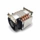 5. Dynatron A47 computer cooling system Processor Air Cooler 6 cm Black, Silver 1 pc.