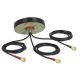 2. DeLOCK Dual Band Antenna LTE MIMO WLAN 802.11 ac/ax/a/h/b/g/n 3 x SMA male RG-174 1 m screw mounting, field, black
