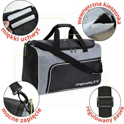 4. PENALTY BAG MALA GYM S11 MEDIUM BLACK
