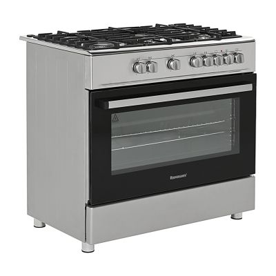 8. Ravanson KWGE-K90A Cheff gas-electric cooker (stainless steel)