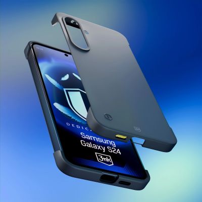 4. 3mk Just20g Matt Case for Samsung Galaxy S24 - Matte Black