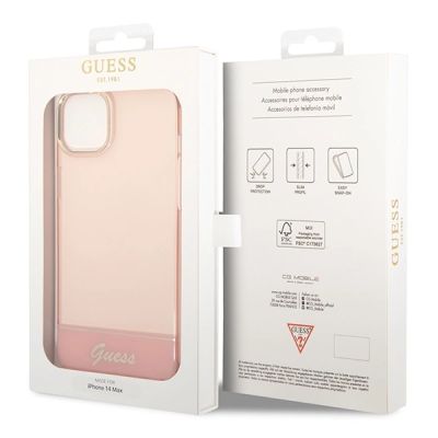 8. Guess GUHCP14MHGCOP iPhone 14 Plus 6.7 "pink / pink hardcase Translucent