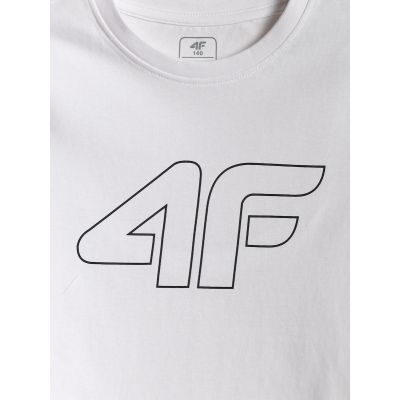 8. Boy's regular printed T-shirt 4F 4FJRSS26TTSHM3599-10S