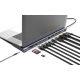 2. MANHATTAN 12-in-1 4K Docking Station 1xHDMI 2xDP 3xUSB-A