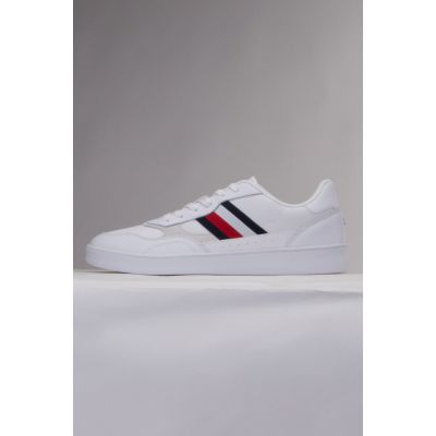 10. Tommy Hilfiger Court Cupsole Retro Lth Stripes M FM0FM04828YBS shoes