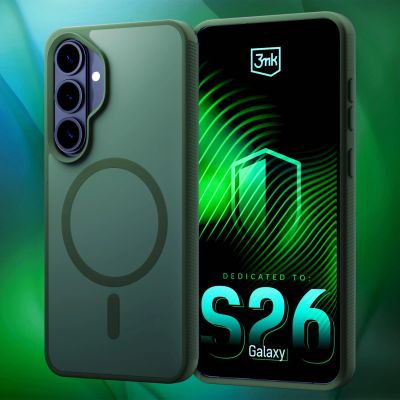 25. 3mk Smoke MagCase for Samsung Galaxy S26+ - green