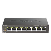 D-Link DGS-1008P/E Network Link Unmanaged L2 PoE Support Black