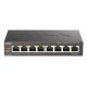 D-Link DGS-1008P/E Network Link Unmanaged L2 PoE Support Black