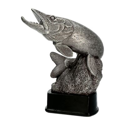 Cast figurine - pike