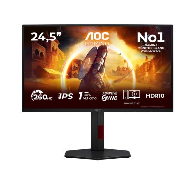 AOC G4 25G4ZR computer monitor 62.2 cm (24.5") 1920 x 1080 px Black, Red
