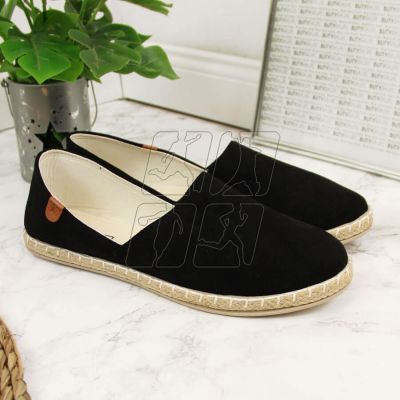 4. Slip on espadrilles with cutouts NEWS W EVE270A black