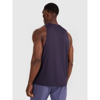 2. Men's quick-drying training tank top 4F 4FWAW25TFSLM554-30S