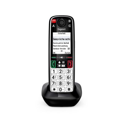 9. Gigaset EASY 500HX Analog/DECT Phone Caller Name and ID Black, Silver