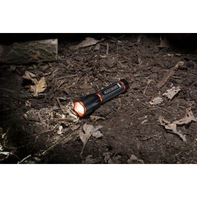 3W 120-Lumen Tactical Aluminum Flashlight, BLACK+DECKER