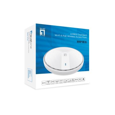 6. Dual-Band Wi-Fi 6 PoE Wireless Access Point (WAP-8131)
