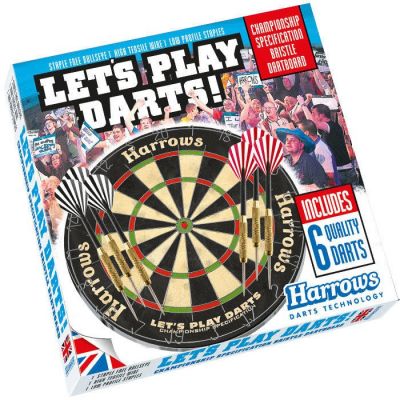 2. Harrows Let's Play Darts Game Set HS-TNK-000013312