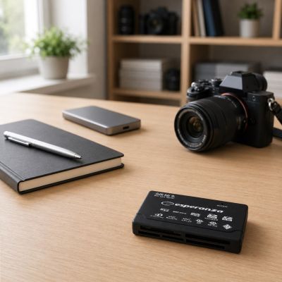 6. Esperanza EA119 Card Reader (External; CF, MMC, SD, SDHC, SDXC)
