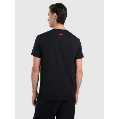 2. Men's regular printed T-shirt 4F 4FRAW25TTSHM3224-20S