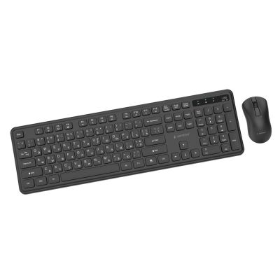 3. GEMBIRD WIRELESS SLIM PRO BUSINESS DESK KEYBOARD + MOUSE SET, BLACK, RU LAYOUT