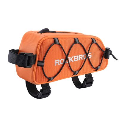 Rockbros bicycle frame bag orange 0.9l