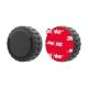 4. Wozinsky WAT-48-0Y2S Case for Apple AirTag, Screw-on, Waterproof, Self-Adhesive, 4 pcs. - Black