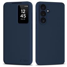 Tech-Protect Smart Wallet Case for Samsung Galaxy S26 FE - Matte Navy Blue