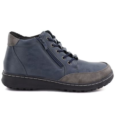 2. Comfortable navy blue women's ankle boots Potocki Z26-90347