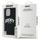 8. DKNY Silicone White Printed Logo MagSafe Case for iPhone 16 Pro Max - Black