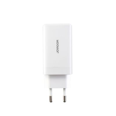 6. Joyroom JR-TG10 65W GaN 2x USB-C + USB-A wall charger with 100W USB-C - USB-C 1.2m cable - white