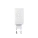 6. Joyroom JR-TG10 65W GaN 2x USB-C + USB-A wall charger with 100W USB-C - USB-C 1.2m cable - white