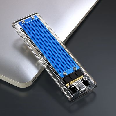 7. Orico TCM2-C3 M.2 NVME to USB-C 10Gb/s Disk Drive - Blue