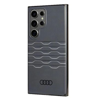 3. Audi IML Geometric Pattern Case S24 Ultra S928 black/black hardcase AU-IMLS24U-A6/D3-BK