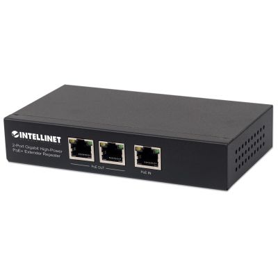 Intellinet 561266 Network Links Unmanaged Gigabit Ethernet (10/100/1000) PoE Support Black