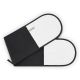 3. Le Creuset 95001000000000 Oven Glove Oven Glove 1 pc. Black Cotton